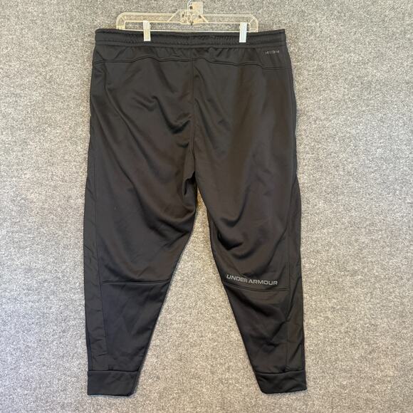 Under Armour Pants Mens XXL Black Jogger Sweatpants Storm Fleece Stretch - Picture 7 of 10